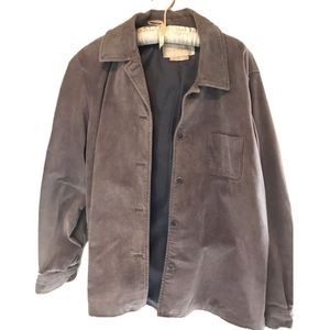 Stylish Women’s Suede Jacket in Subtle Grey by Margaret Godfrey in Size 12